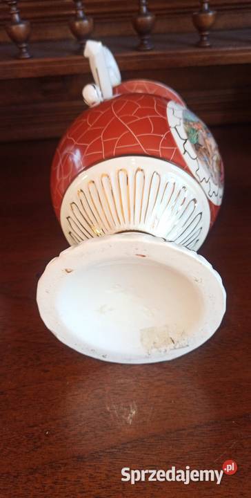 Amfora dekor antyczny terakotowy Porcelana i szkło Gdańsk