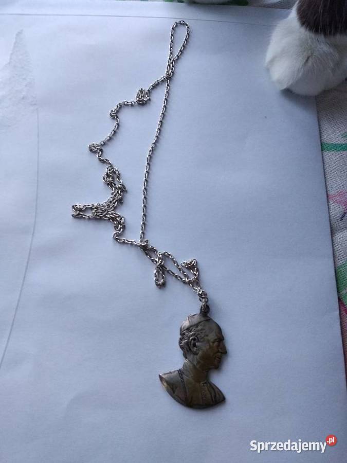 medalik z popiersiem papieża wielkopolskie Poznań