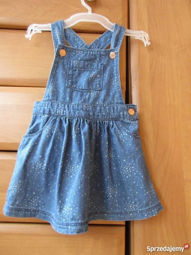 Sukienka gwiazdki ala jeans FF szelki 98 wielkopolskie sprzedam
