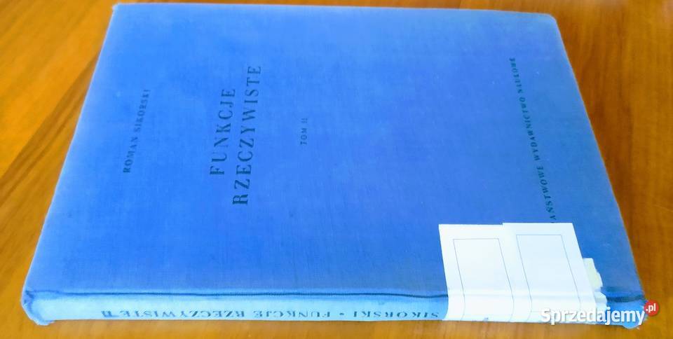 Funkcje rzeczywiste Tom 1 2 Monografie Gdańsk sprzedam