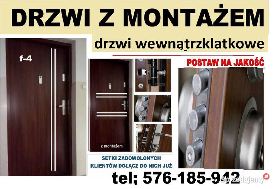 Drzwi do mieszkania w bloku zewnętrzne Lublin