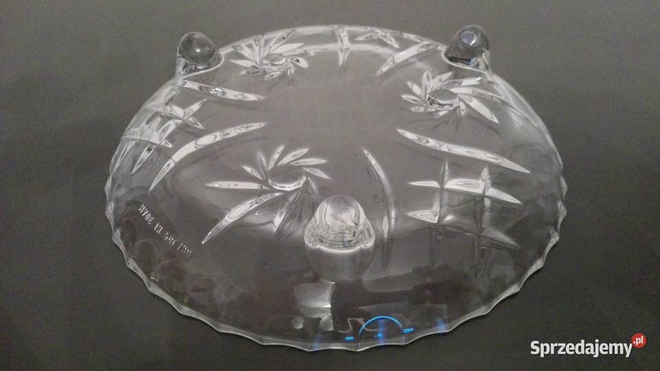 Patera na nóżkach sygnowana Made in Poland Warpechy Stare