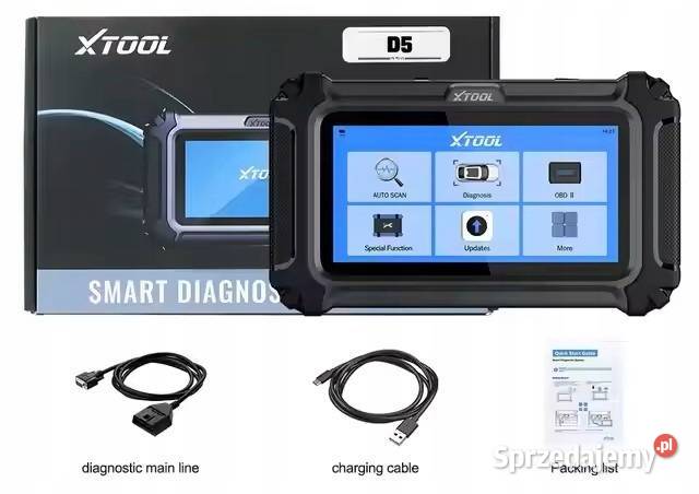 Skaner Tester Diagnostyczny XTOOL D5 JPolski Gdańsk