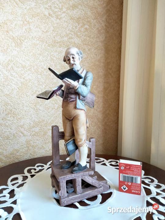 Figura włoska porcelana Naukowiec Gniezno