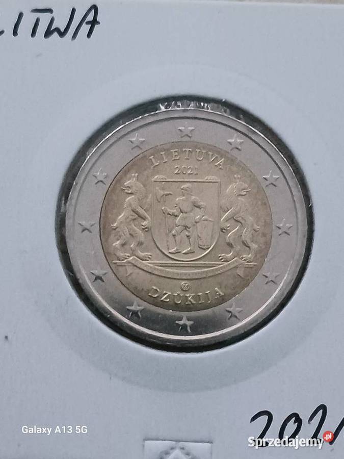 2 Euro Litwa 2021 r Dżukija mennicze