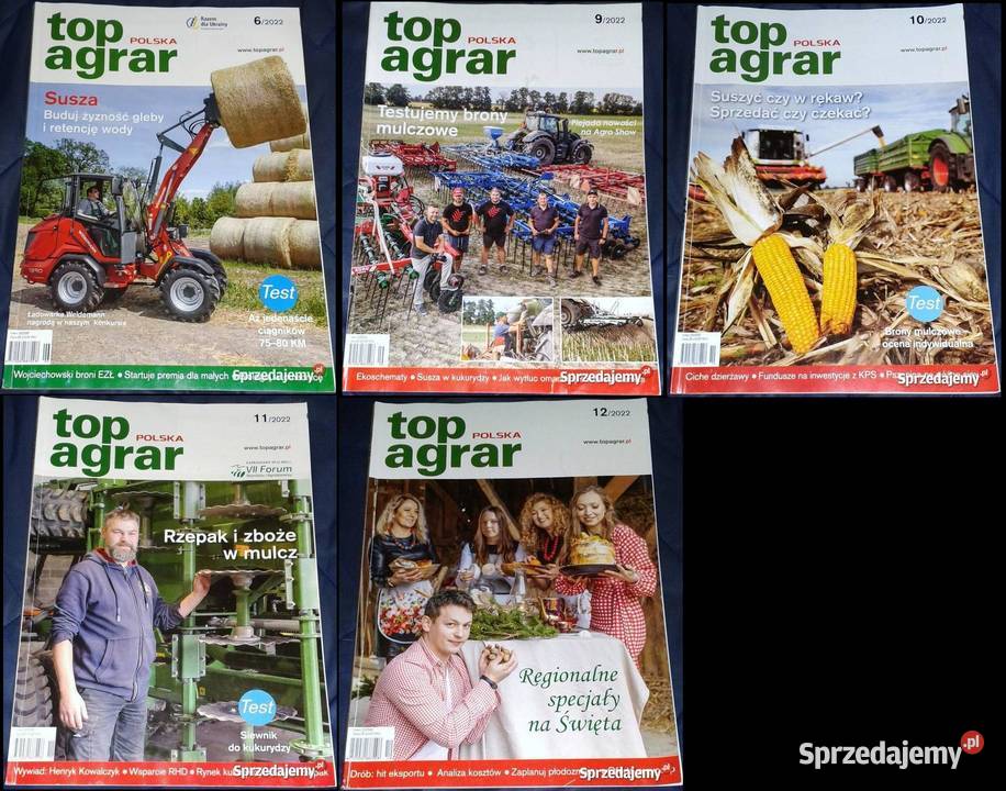 Top Agrar Polska wyd 2022 5 egzemplarzy lubelskie Chełm