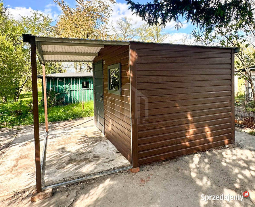 Schowek domek ogrodowy 25x2 m wiata 15 m drzwi Olsztyn