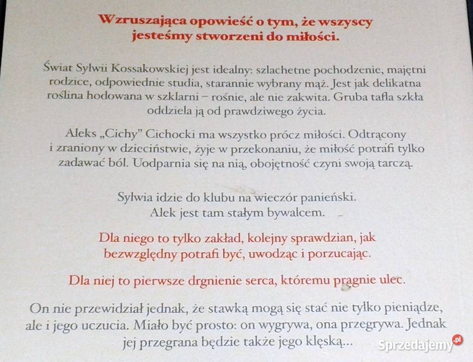 Zakład o miłość Agnieszka LingasŁoniewska Chełm