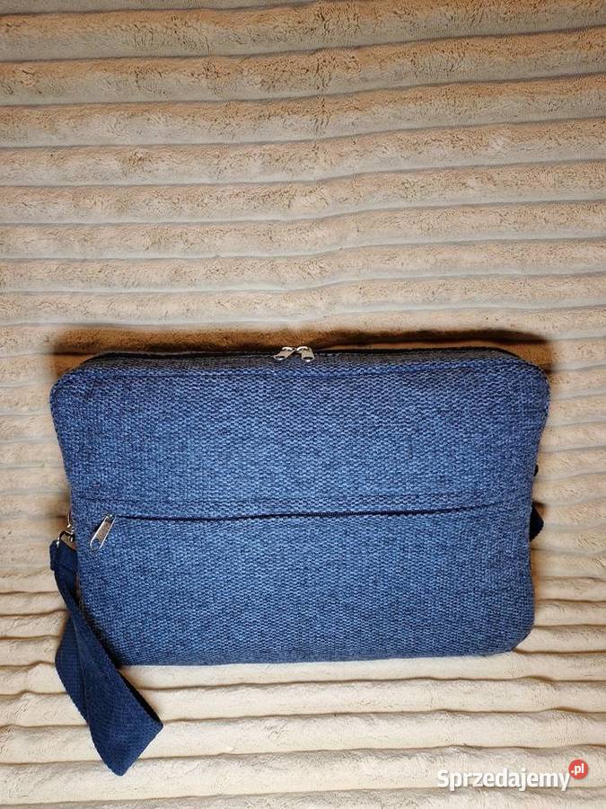 Torba na laptop aktówka handmade rękodzieło