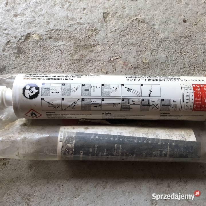 Kleje patrony hilti do kotwienia Pozostałe Stalowa Wola
