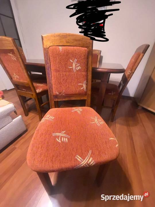 Stół rozkładany 6 krzeseł Miłosław