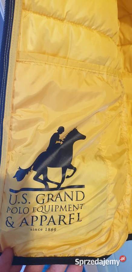 Kurtka męska pikowana US GRAND POLO Nowa L Rydułtowy