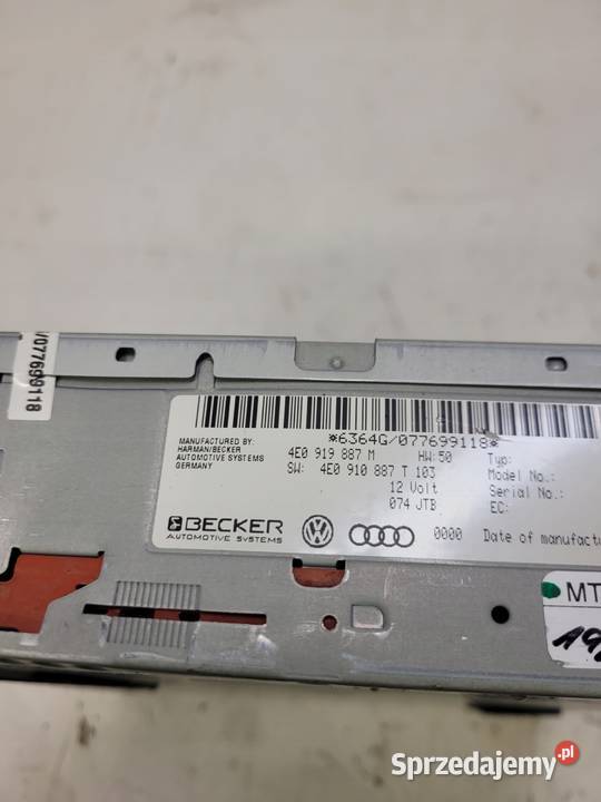 CZYTNIK DVD AUDI A4 A5 Q5 A6 4E0919887M śląskie