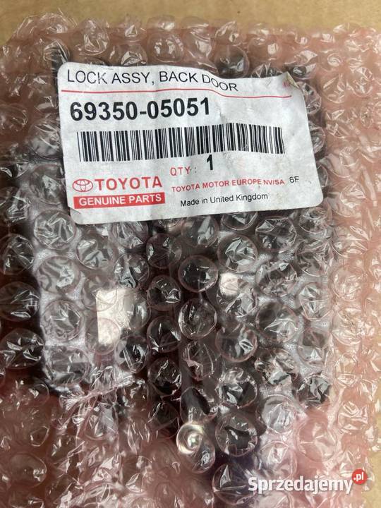 TOYOTA Avensis Corolla Verso Zamek centralny mazowieckie sprzedam