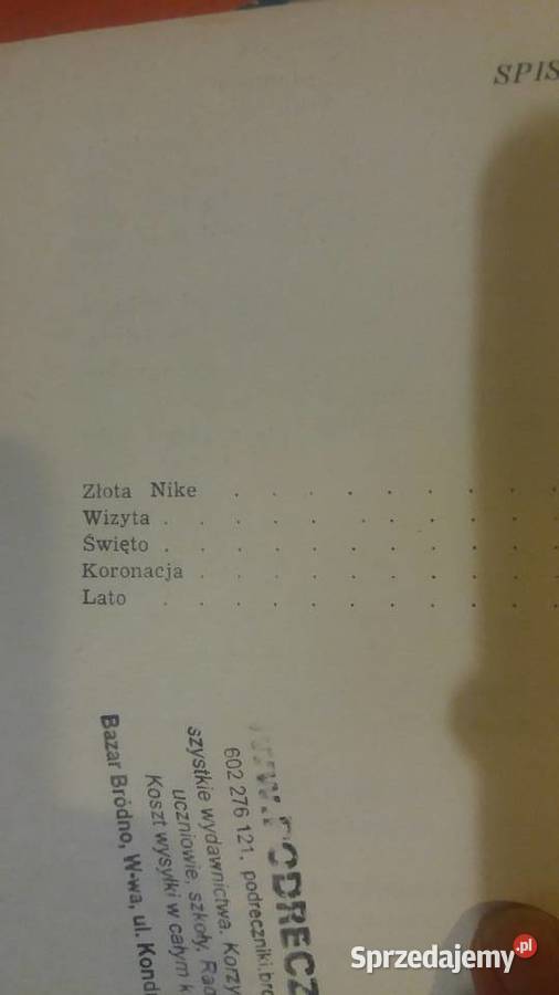 Koronacja Horak I wydanie książki prezenty sprzedam