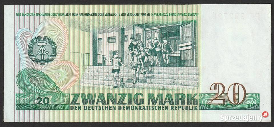 Niemcy NRD 20 marek 1975 Goethe stan 2 Numizmatyka łódzkie Łódź