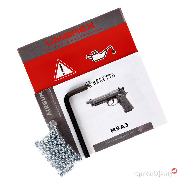 Pistolet wiatrówka Beretta M9A3 FM 45 mm brązowy Warszawa