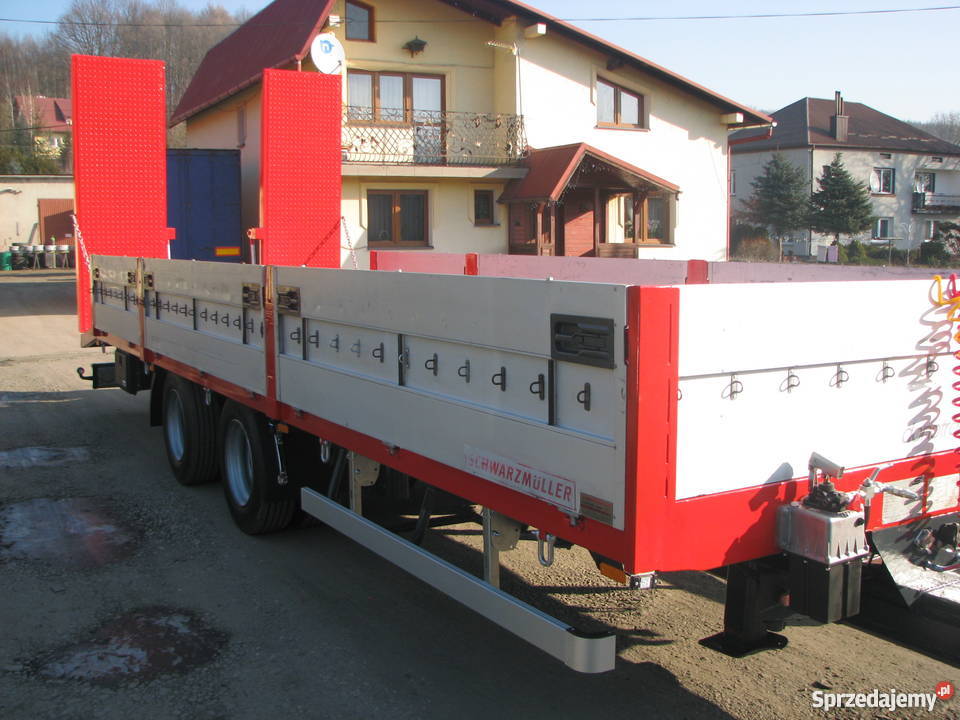 Przyczepa tandem niskopodwoziowa Rok produkcji 2015