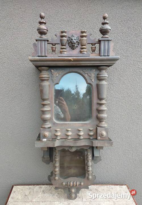 S093 Skrzynia skrzynka obudowa starego zegara Tczew