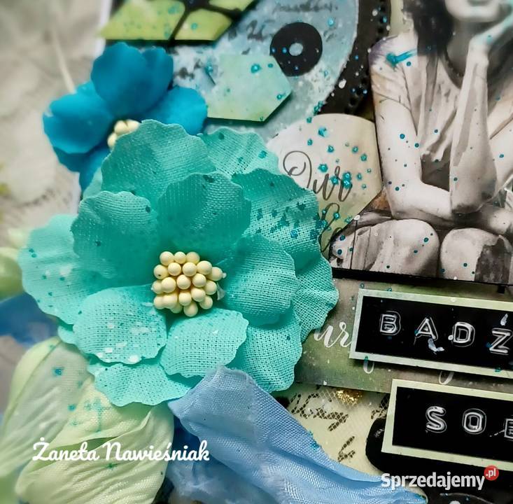 Kartka kobiety urodziny imieniny małopolskie Mszana Dolna