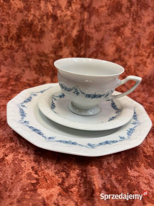 Filizanka Rosenthal Maria Rosenkante blau