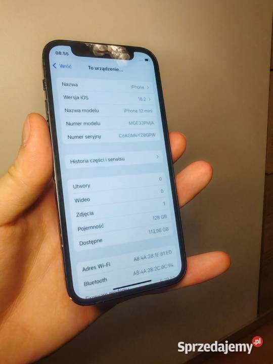 IPhone 12 Mini 128GB Czarny Warszawa