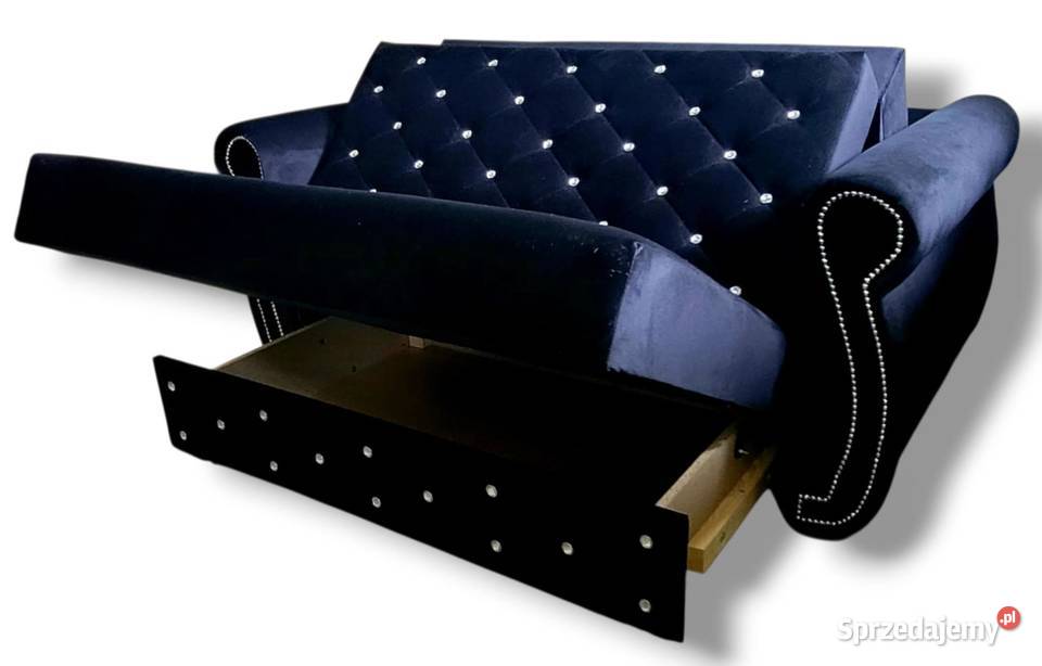 Sofa 2os CHESTER Amerykanka Glamour Chesterfield