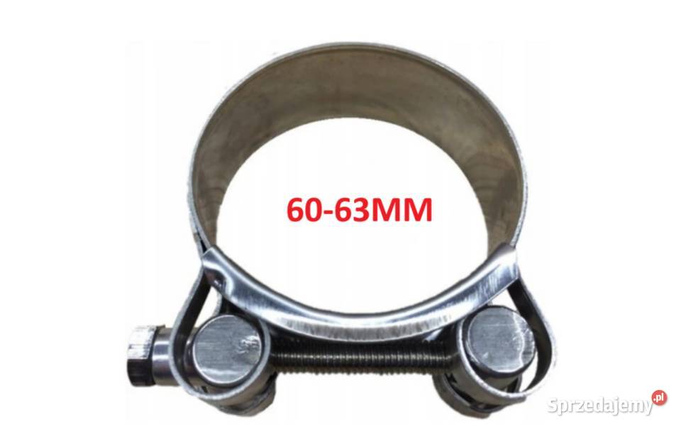 OBEJMA OPASKA ZACISK TŁUMIKA MOTOCYKLA 6063MM