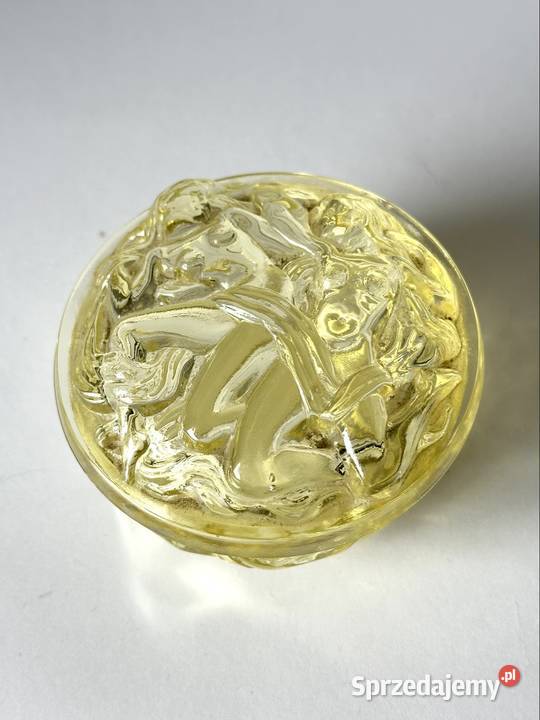 Stare cytrynowe puzderko Bohemia Czechosłowacja Warszawa