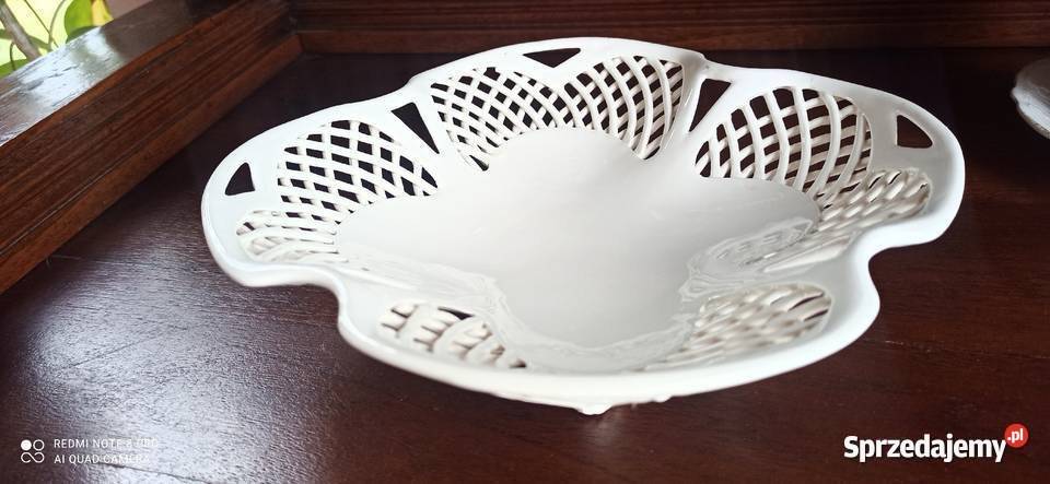 Misa ażurowa Roesler 18941923 r Misterna Porcelana i szkło Antyki, Sztuka, Kolekcje Gdańsk