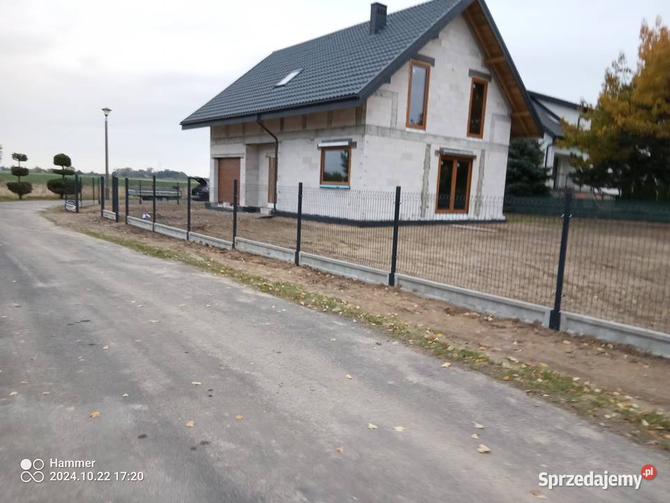 Ogrodzenie panelowe bramy furtki