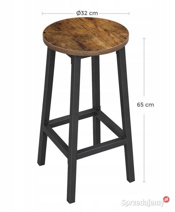 Taborety kuchenne wysoki hoker drewniany 2 Choroszcz sprzedam