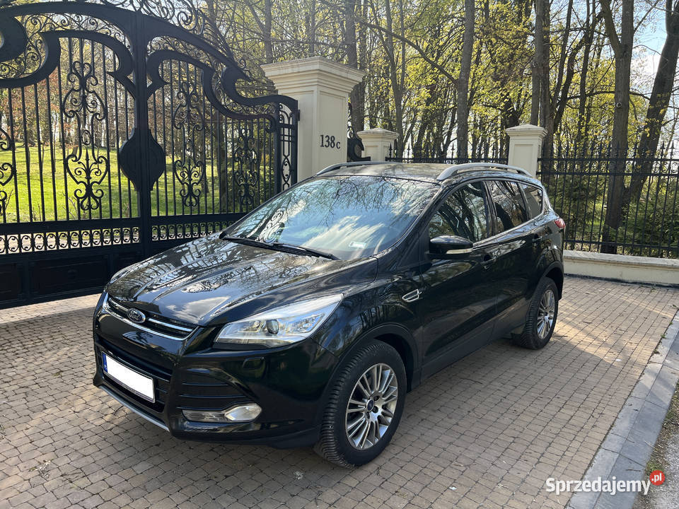 Ford Kuga Mk2 Suv 20TDCi 140 Czarny Skóry Nowa Słupia