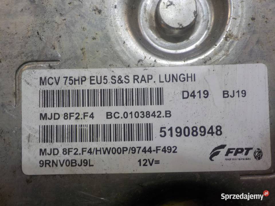 CITROEN NEMO 13 HDI 12r VAN sterownik komputer Części samochodowe Suków