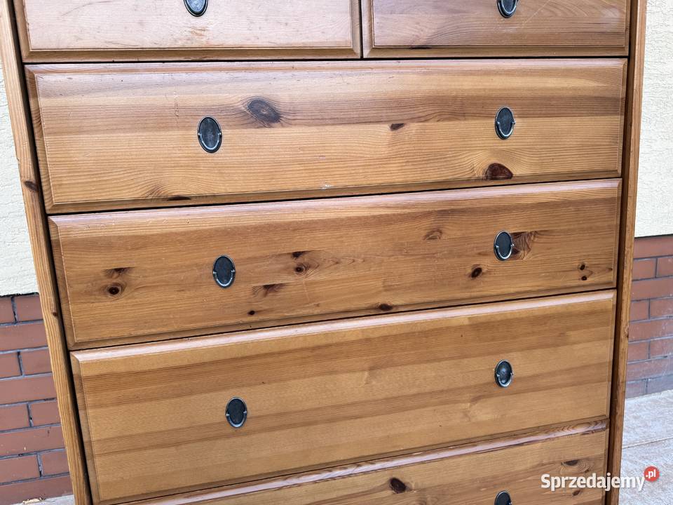 Komoda wysoka z szufladami Leksvik Ikea Meble mazowieckie Garwolin