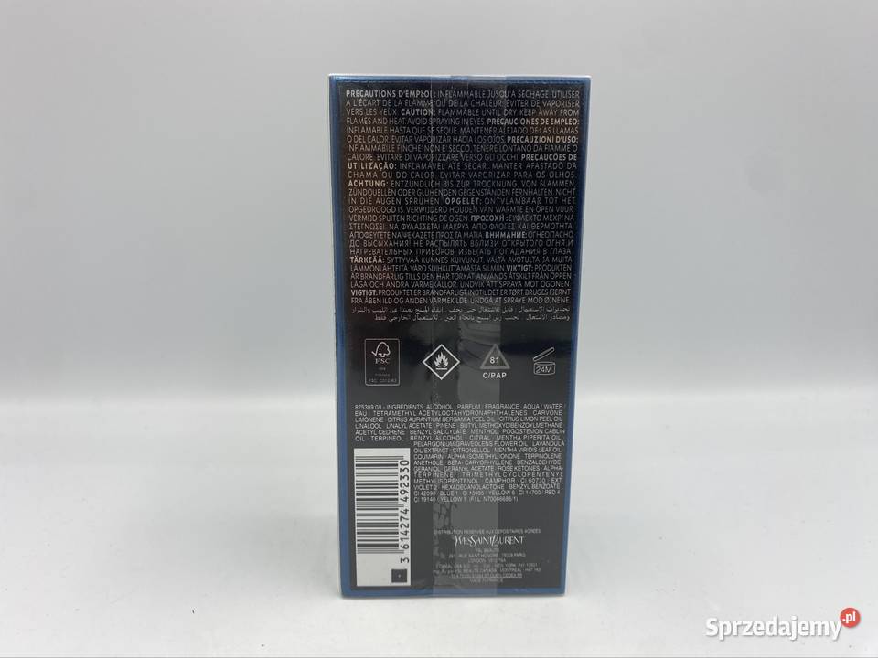 Yves Saint Laurent Y Iced Cologne 100ml Yves Saint Laurent