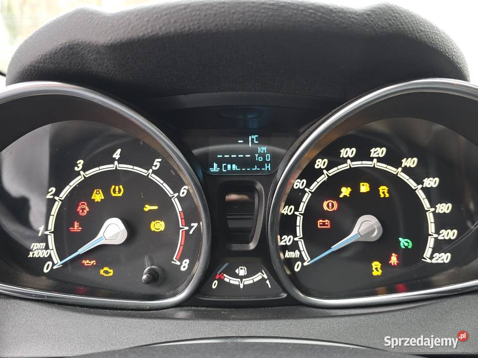 Ford Fiesta 125 88 przebiegu 2016 elektryczne szyby Wieliczka