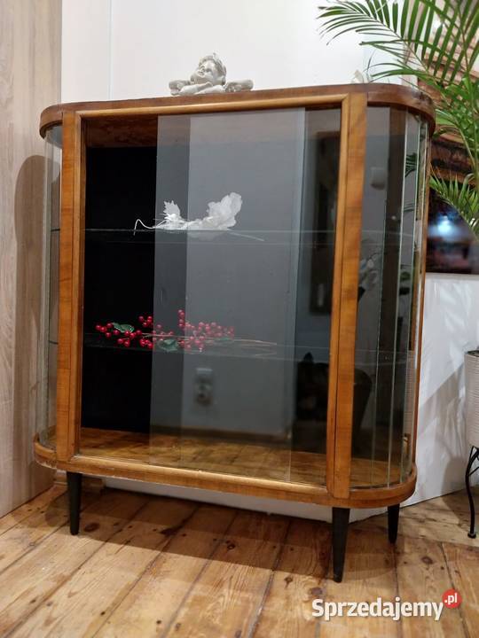 Retro witryna lata 50 te serwantka biblioteczka Meble pomorskie