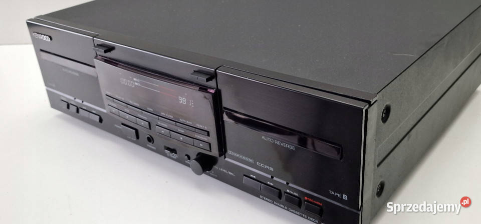 Kenwood magnetofon dwukasetowy KX W 4080 KXW4080 Międzychód