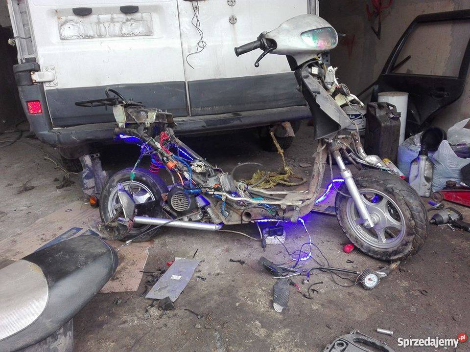 Skuter Baotian na części 10500km Dobre Miasto