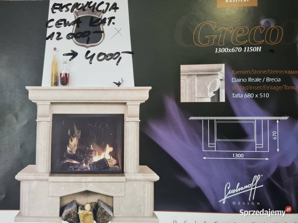 Obudowa kominek wyprzedaż magazynu Obudowy Jełowa