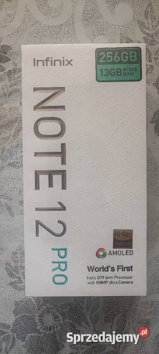 NOwy Infinix Note 12 PRO 8256 GB Lublin