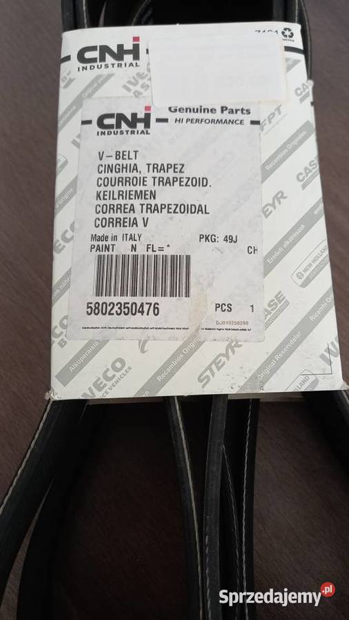 Pas wieloklinowy CNH oryginał 5802350476 Radymno