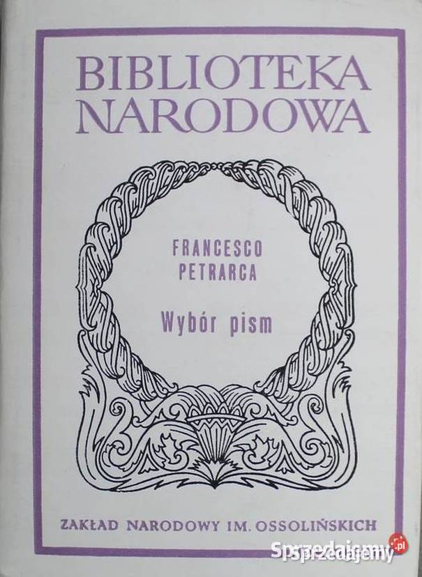 WYBÓR PISM PETRARCA FRANCESCO sprzedam