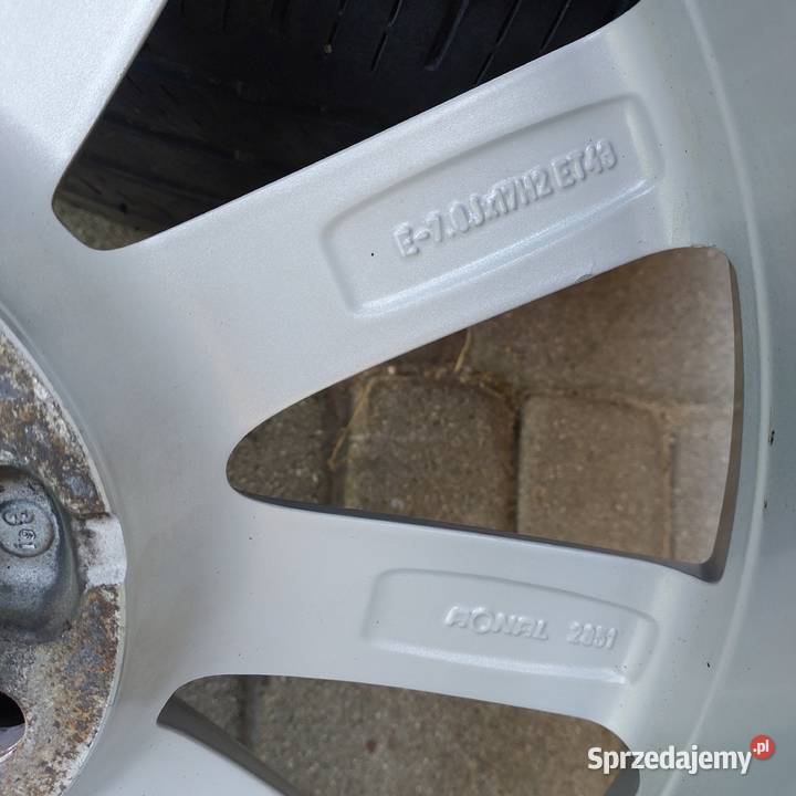 Oryginalne Alufelgi AUDI Q2 Q3 A3 A4 17 5x112 aluminiowe Samochodowe Przemyśl