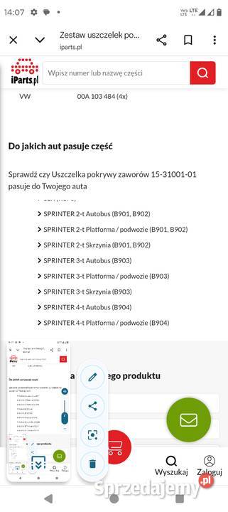 Zestaw uszczelek victorr reinz 153100101 Wrocław