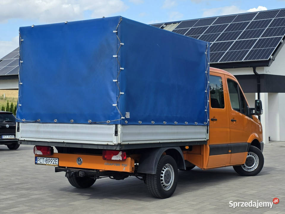 Volkswagen Crafter stan idealny KLIMATYZACJA plandeka Czarnków
