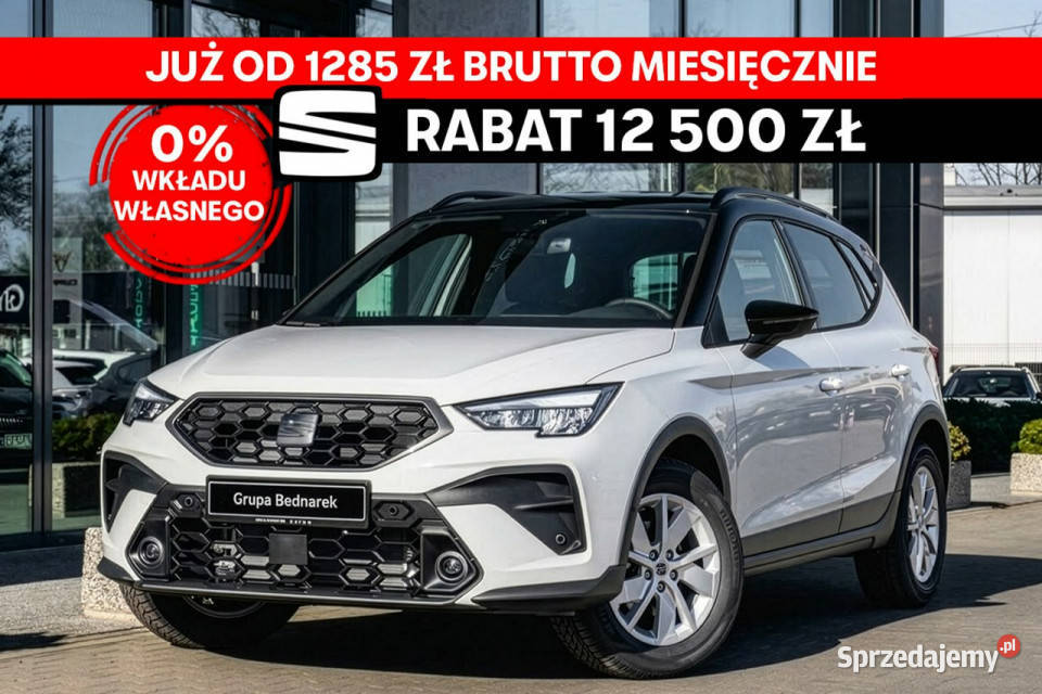 Seat Arona Style 10 TSI 115 asystent pasa ruchu Łódź sprzedam