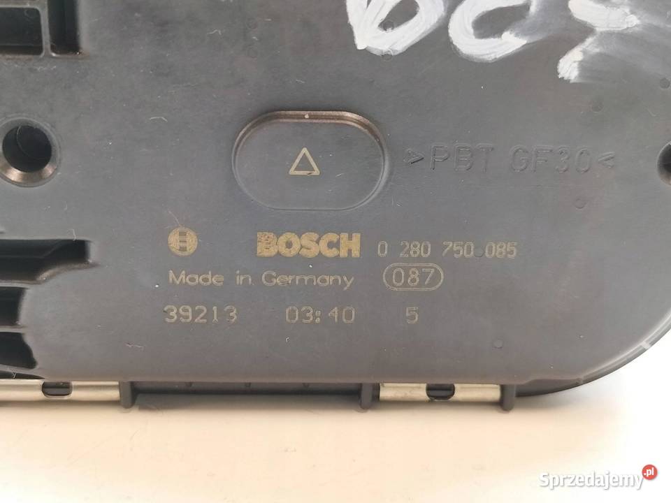 PRZEPUSTNICA 0280750085 16 16V Peugeot 206 cc I Przepustnice