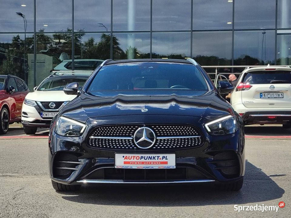 MercedesBenz Klasa E 2021r Hak Multibeam Temp nieuszkodzony Kraków